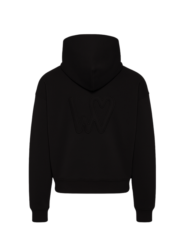HOODIE BLACK ''W''