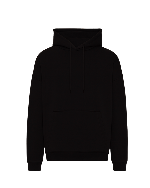 HOODIE BLACK&ORANGE ''PAINTED''