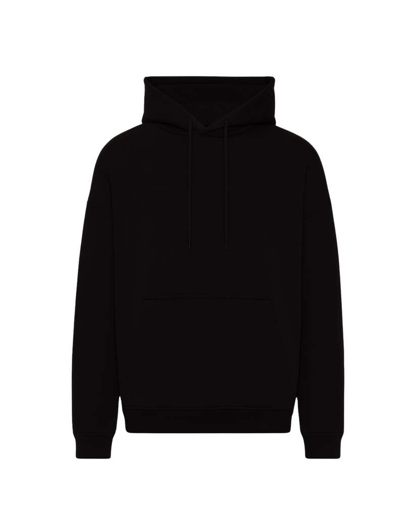 HOODIE BLACK&ORANGE ''PAINTED''