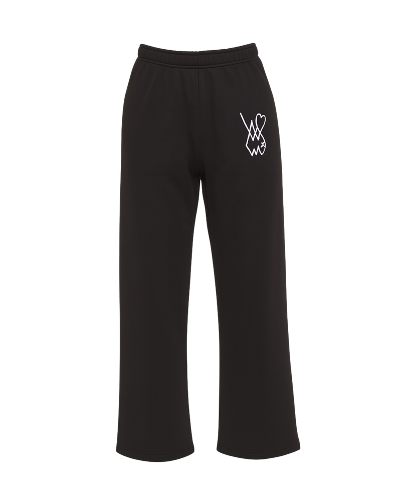 SWEATPANTS BLACK&WHITE ''REHAB STATE OF MIND''