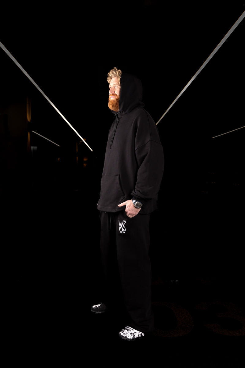 SWEATPANTS BLACK&WHITE ''REHAB STATE OF MIND''