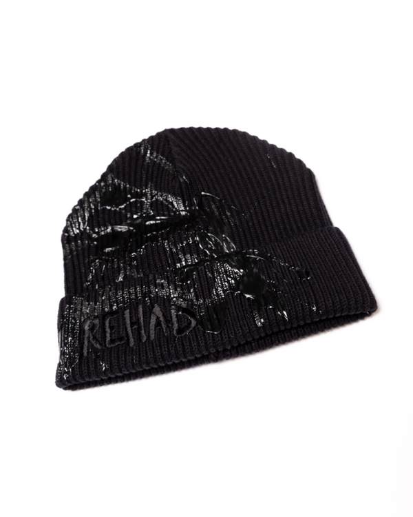 THE BEANIE BLACK ''PAINTED''