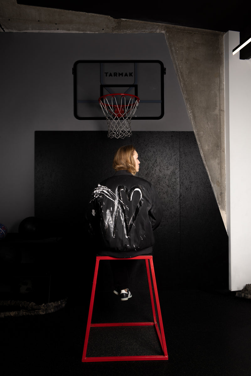 The Bomber Jacket Black ''PAINTED''