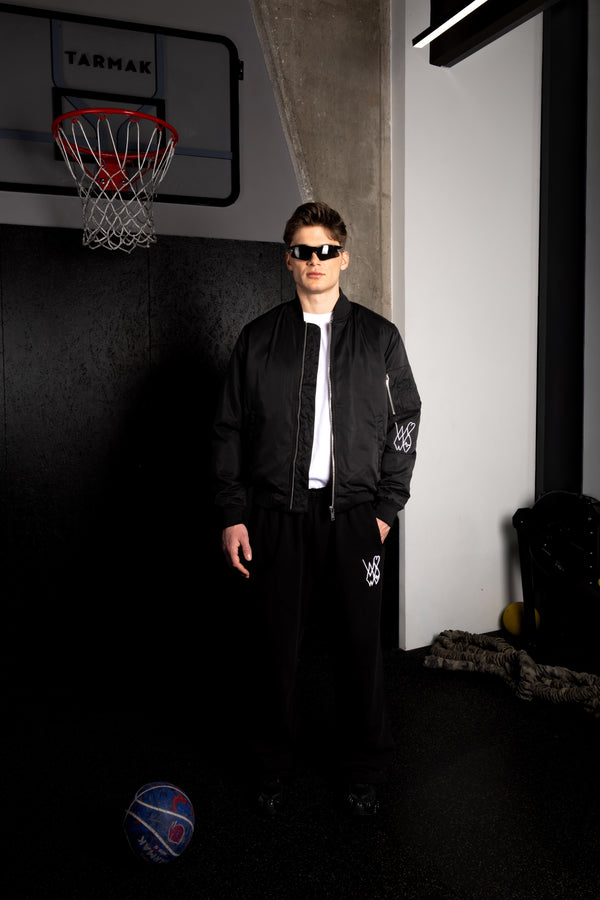 Bomber Jacket Rehab Black ''PAINTED''