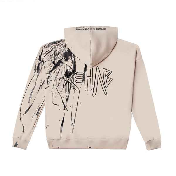 AW20 HOODIE CREAM | PAINTED
